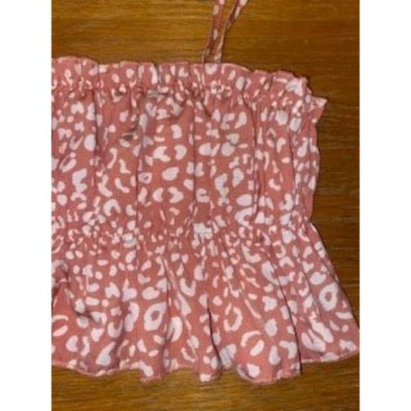 Shein Ruffle Crop Top-XS - Picture 2 of 2